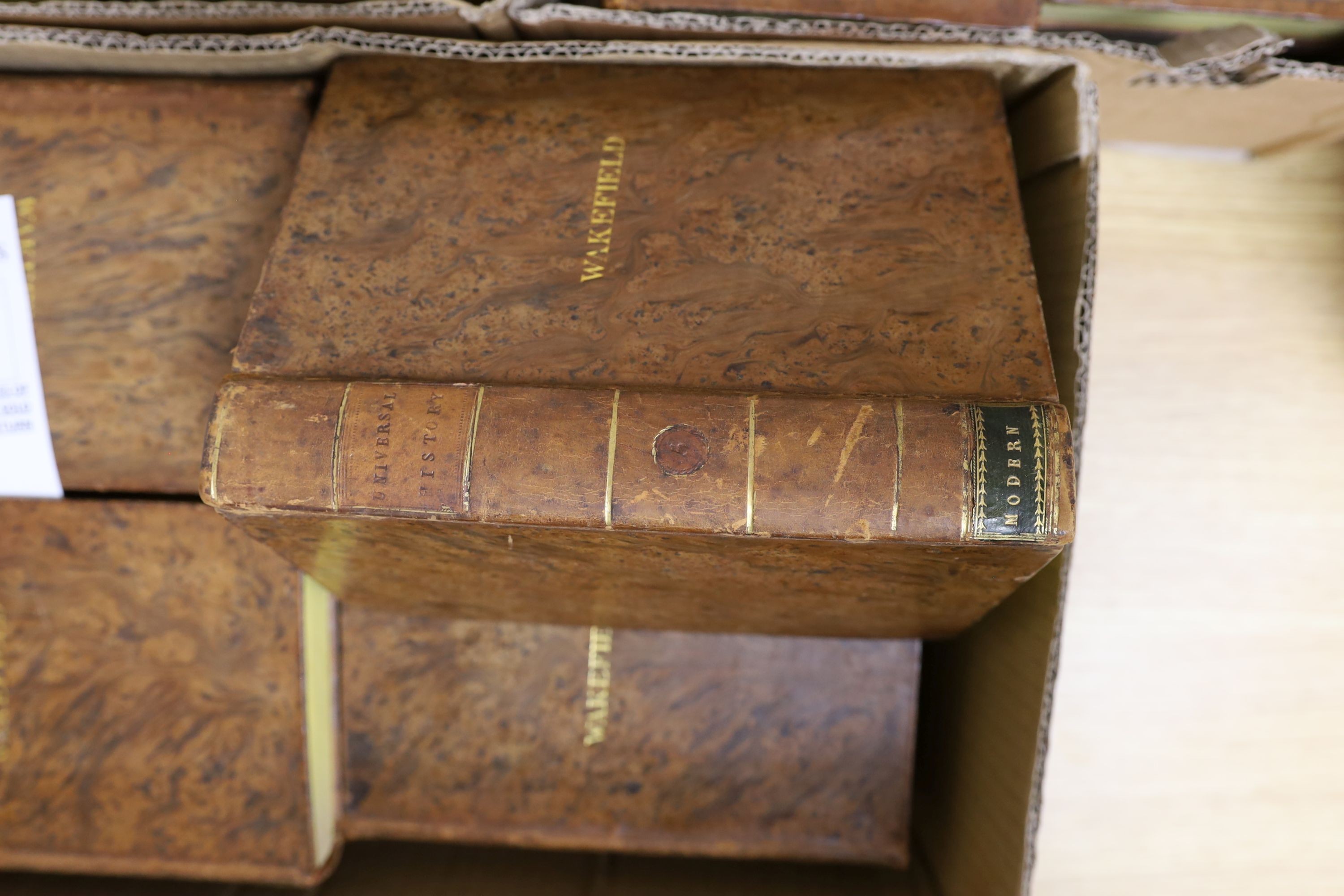 [Universal History] The Modern Part of an Universal History ... 42 vols., contemp. gilt mottled calf, 1780-84